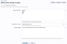 [XFA] Force Words In Posts 2.0.0