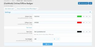 [OzzModz] Online/Offline Badges 2.0.2