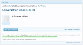 Conversation Email Limiter 1.0.0