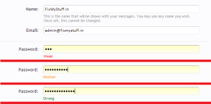 Check & Display Password Strength 1.2.1